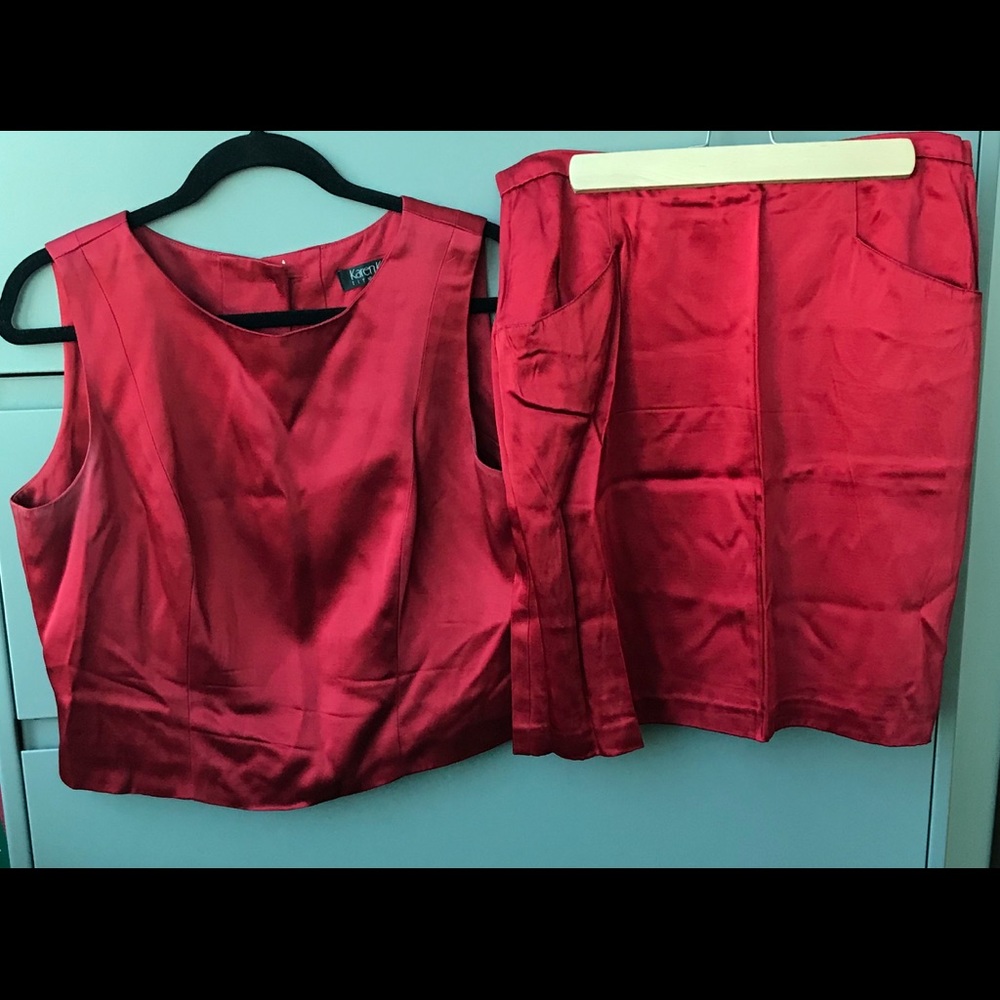Two piece skirt set